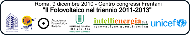 Workshop Il Fotovoltaico in Italia nel Triennio 2011-2013